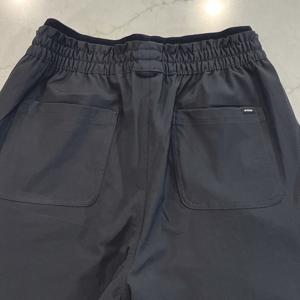 prAna NEW Wonderland Rocks Pant Womens Medium Black Pull On Stretch Outdoor - Picture 11 of 15